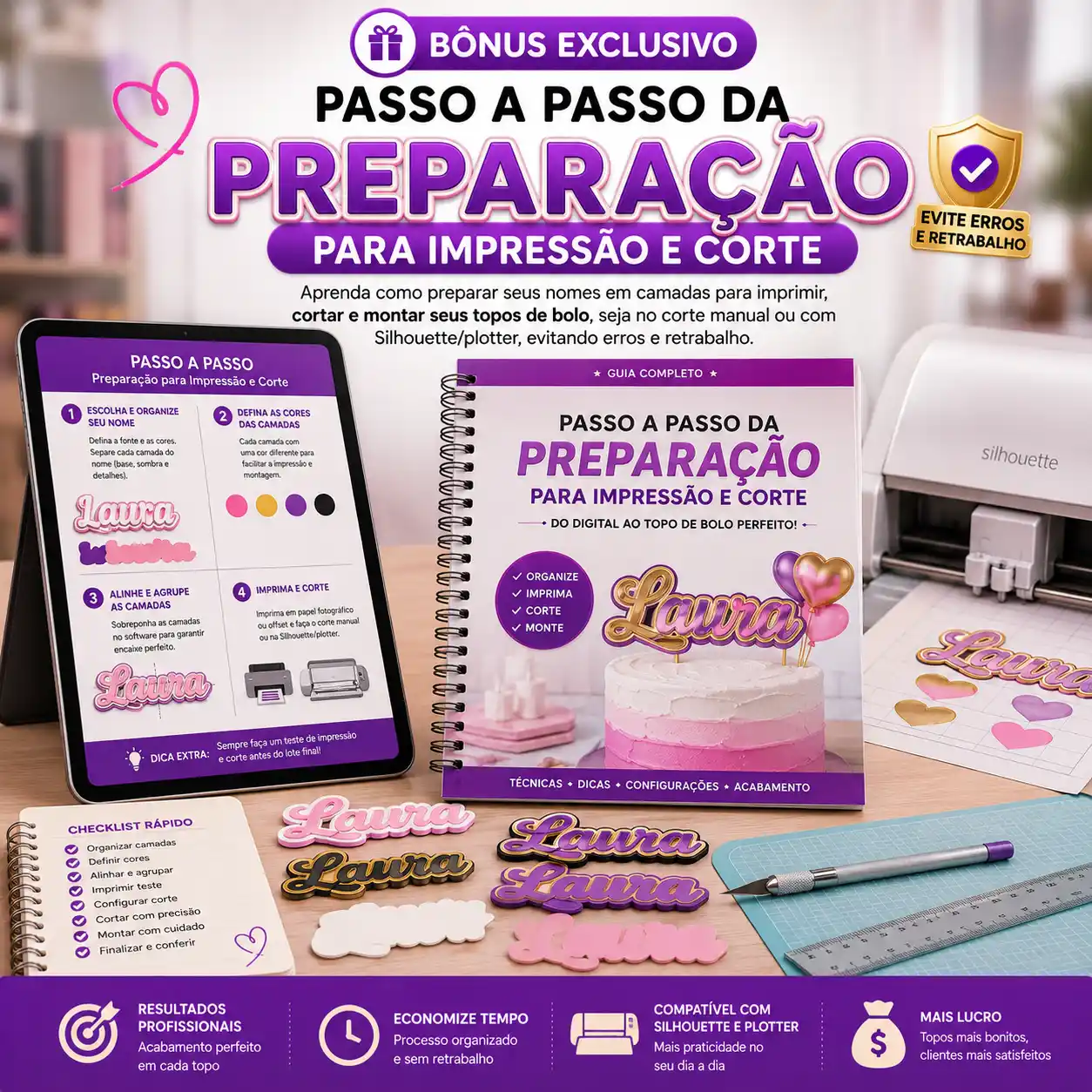 Passo a passo da Preparação para Impressão e Corte